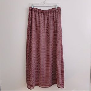 GAP Factory long full skirt, lined, medium, geo